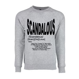 Grey & Black Scandalous Definition Sweatshirt