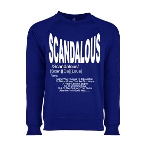 Blue & White Scandalous Definition Sweatshirt