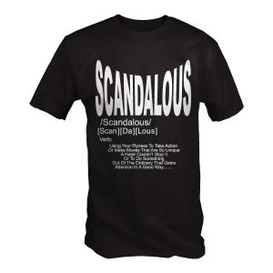 Black & White Scandalous Definition T-Shirt