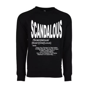 Black & White Scandalous Definition Sweatshirt